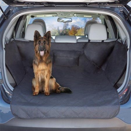 PETMAKER Petmaker 80-PET6045 Cargo Liner Dog Waterproof Seat Cover with Non-Slip Trunk Pet Travel Mat; Black 80-PET6045